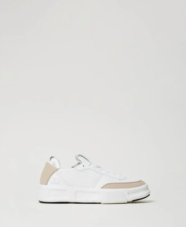 TWINSET Milano Flache Schuhe | Sneakers^Fessura Color-Block-Sneaker Weiß