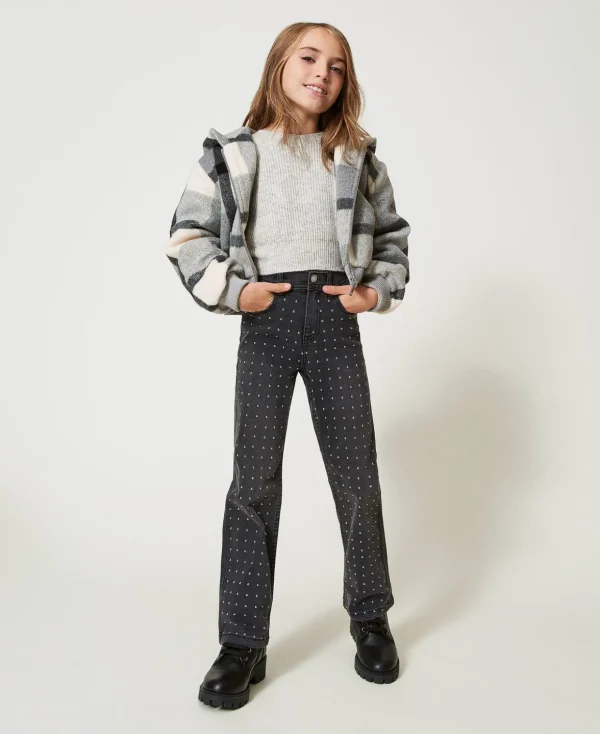 TWINSET Milano Hosen und Jeans^Five-Pocket-Jeans Mit Nieten Denim Black Old
