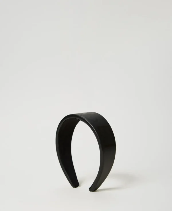 TWINSET Milano Accessoires^Haarreif Mit Logo Schwarz