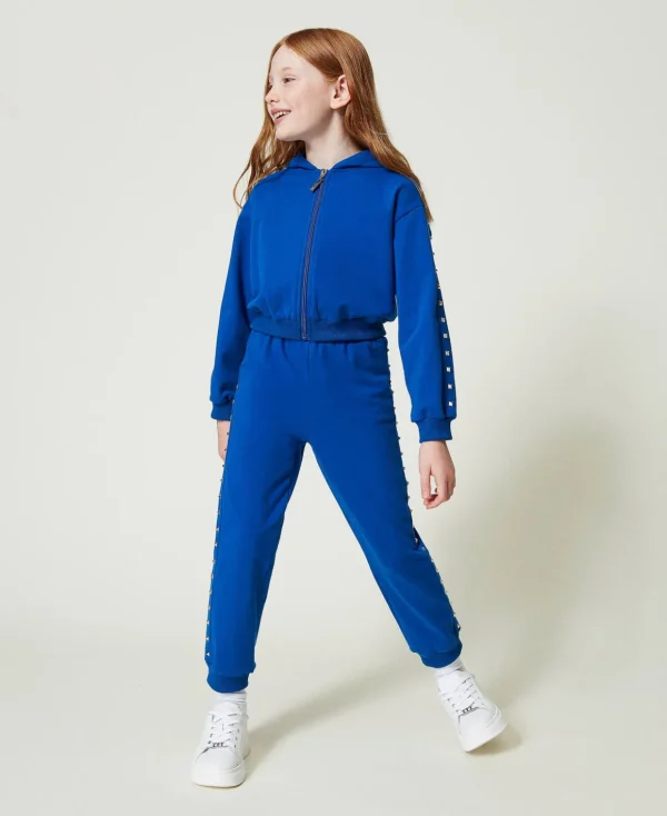 TWINSET Milano Hosen und Jeans^Kapuzensweatjacke Und Joggers „Surf“-Blau