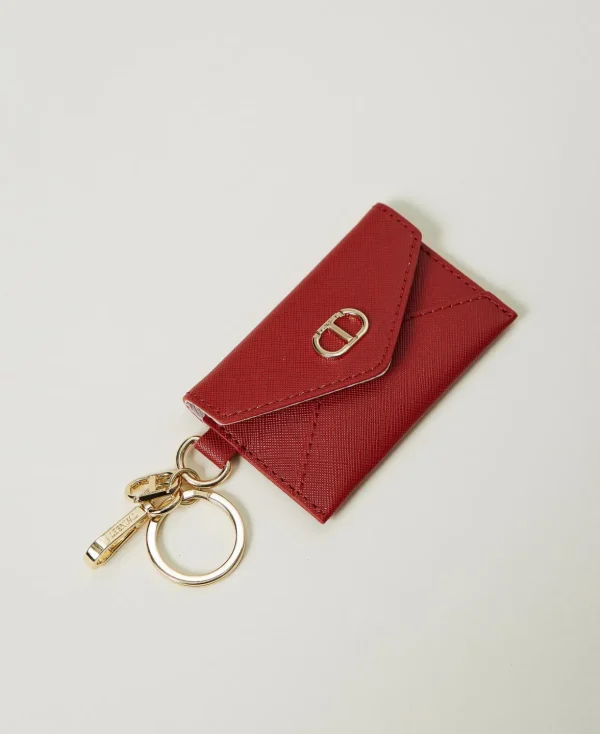 TWINSET Milano Geldbörsen und Schlüsselanhänger^Karten-Mäppchen Mit Schlüsselanhänger Venedigrot