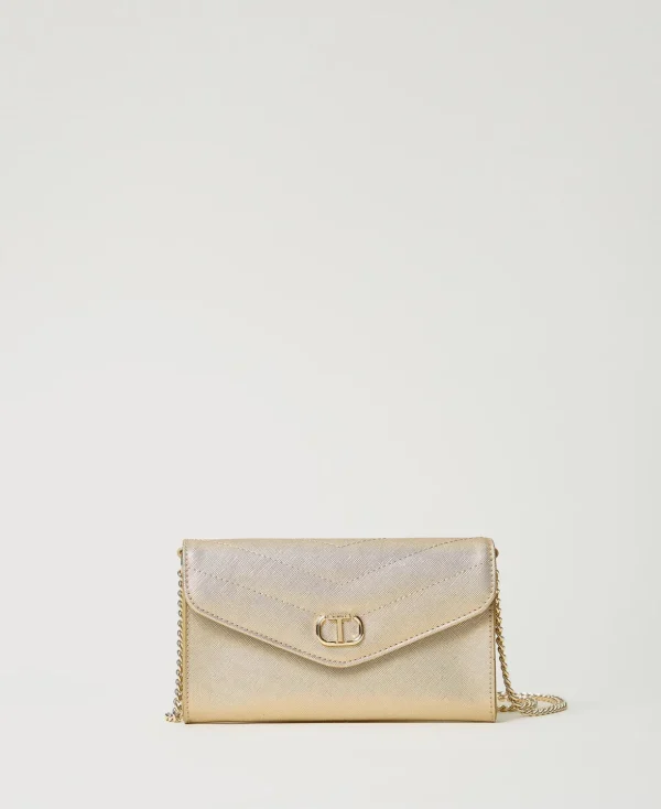 TWINSET Milano Minitaschen | Schultertaschen^Mini-Smartphonetasche Mit Tragekette Gelbgold