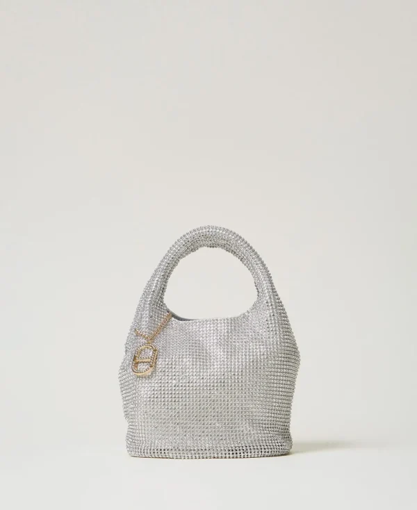 TWINSET Milano Minitaschen | Schultertaschen^„Rendez-Vous“-Bag Aus Strass Mit „Oval T“-Charm Kristall