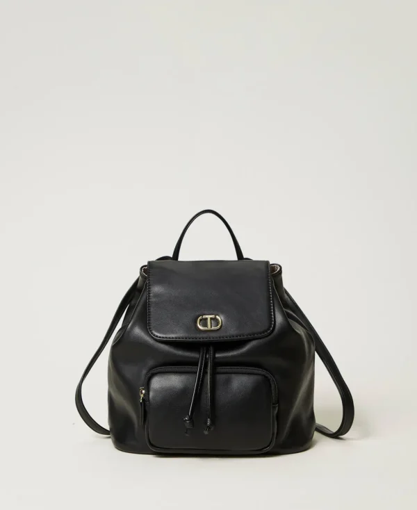 TWINSET Milano Accessoires^Rucksack Mit Tasche Und Oval T Schwarz