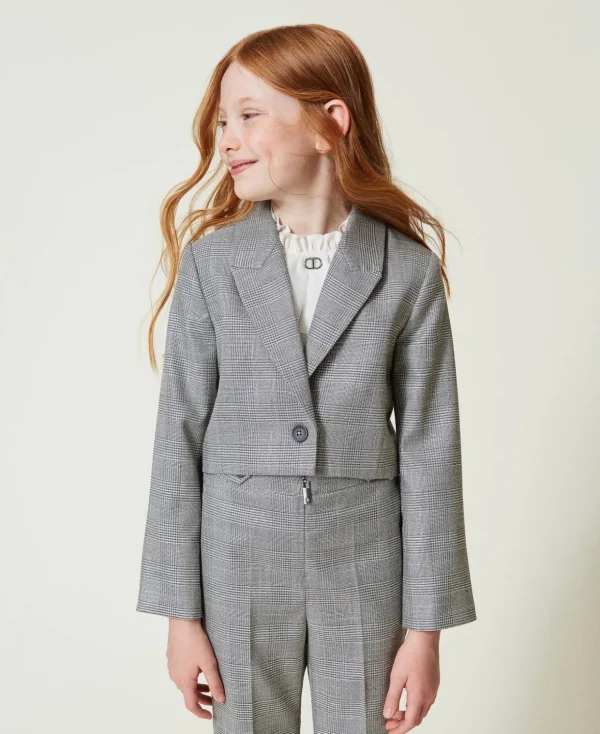TWINSET Milano Jacken und Outerwear^Spenzer Mit Prince-of-Wales-Muster Prince-of-Wales-Jacquard
